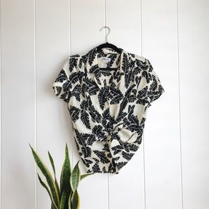 👑 80s Vintage Aloha Print Button up Shirt